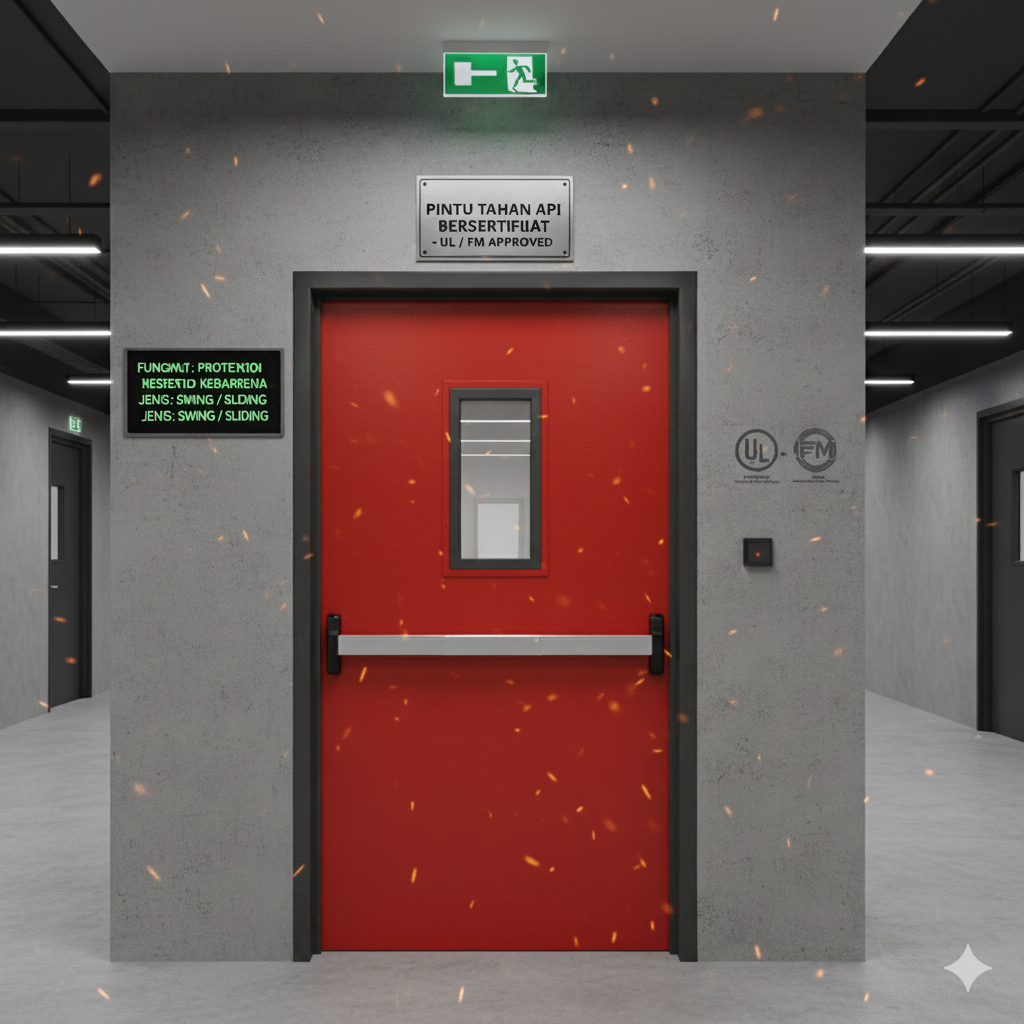 Pintu Tahan Api Bersertifikat: Fungsi, Jenis, dan Harga Terbaru