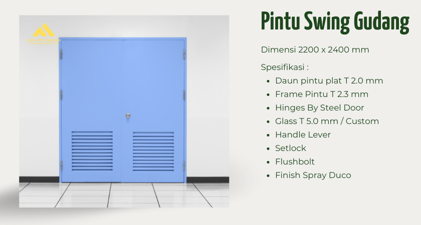 Jual Pintu Swing Gudang Di Bandung