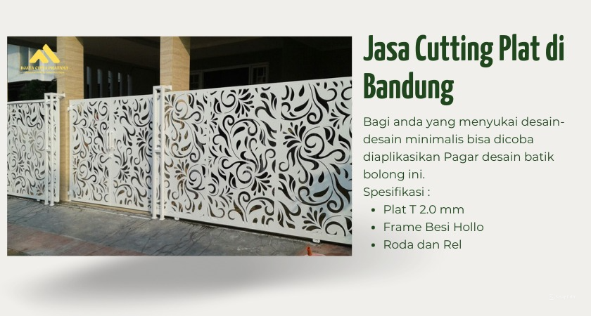 Jasa cutting plat di bandung