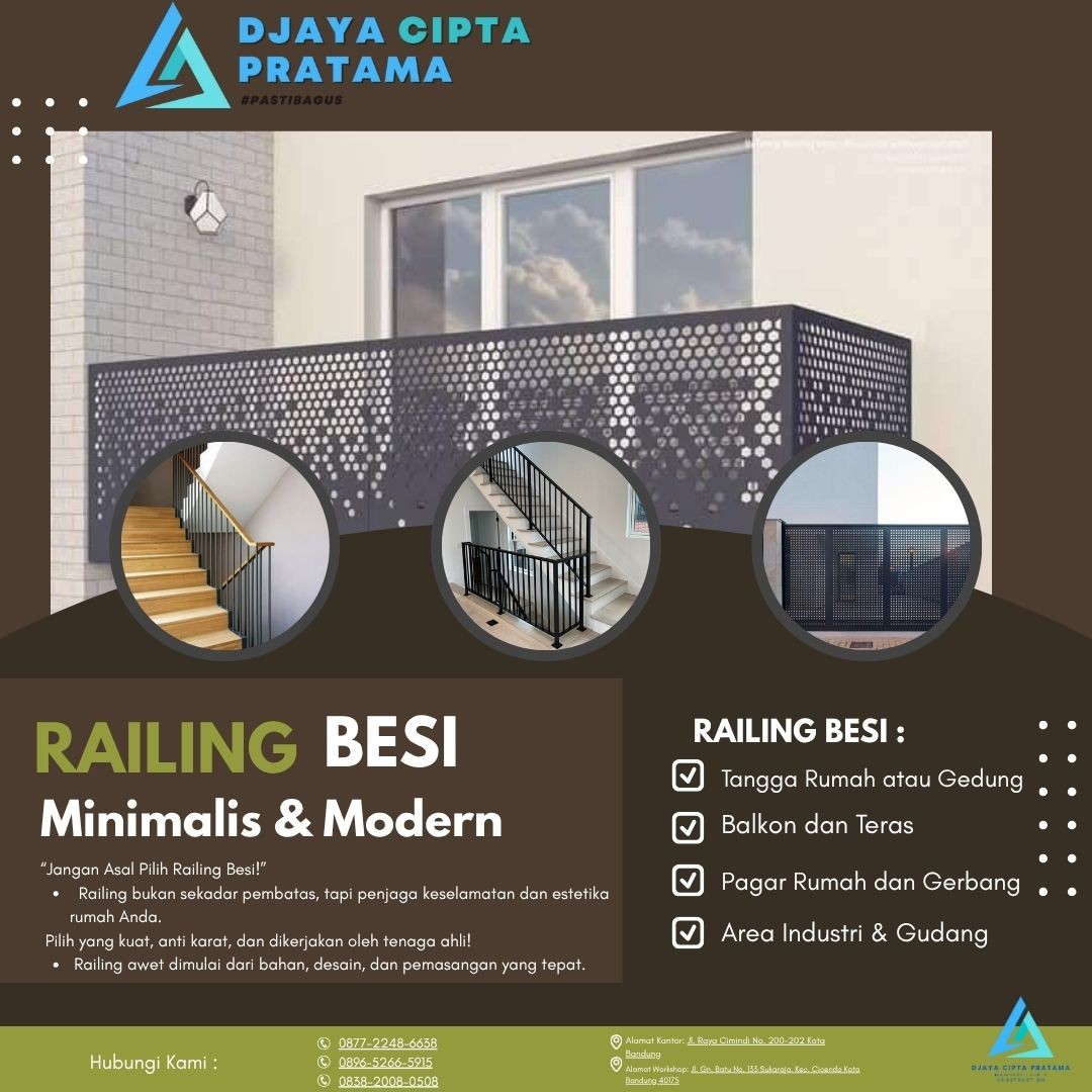 Jangan Asal Pilih Railing Besi! Ini Tips Agar Aman dan Awet