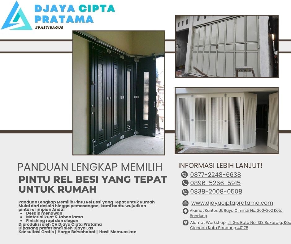 Panduan Lengkap Memilih Pintu Rel Besi yang Tepat untuk Rumah