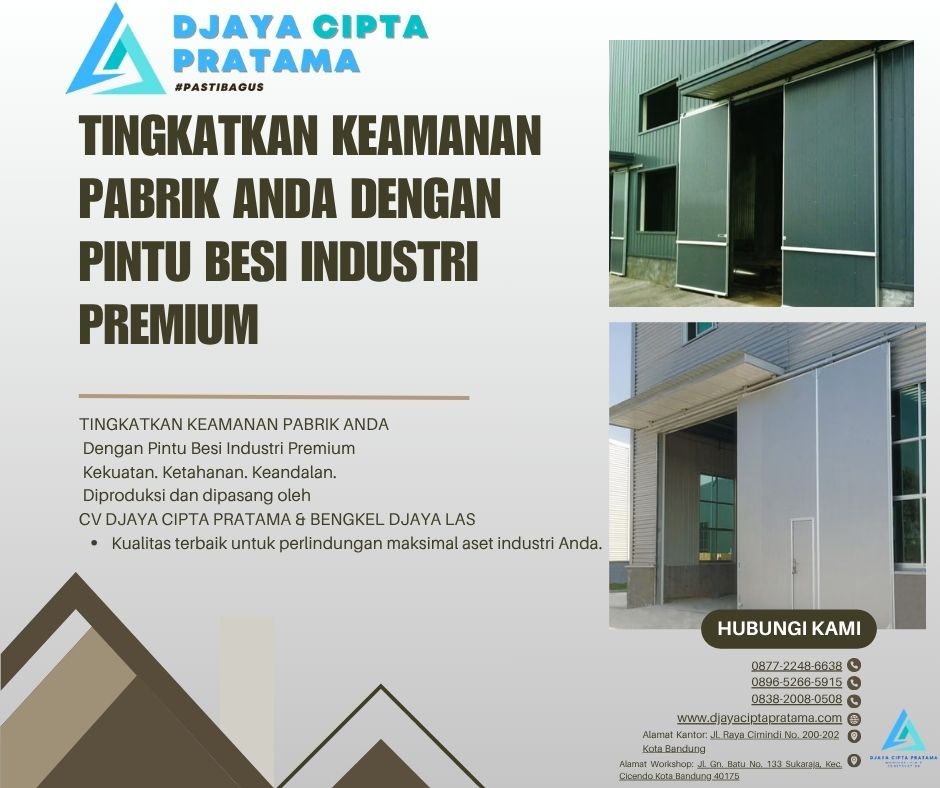 Tingkatkan Keamanan Pabrik Anda dengan Pintu Besi Industri Premium