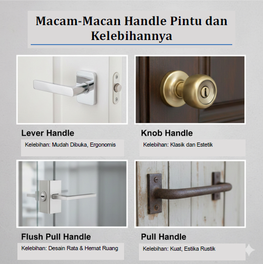 Macam-Macam Handle Pintu dan Kelebihannya