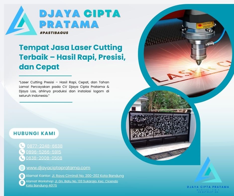 Tempat Jasa Laser Cutting Terbaik – Hasil Rapi, Presisi, dan Cepat