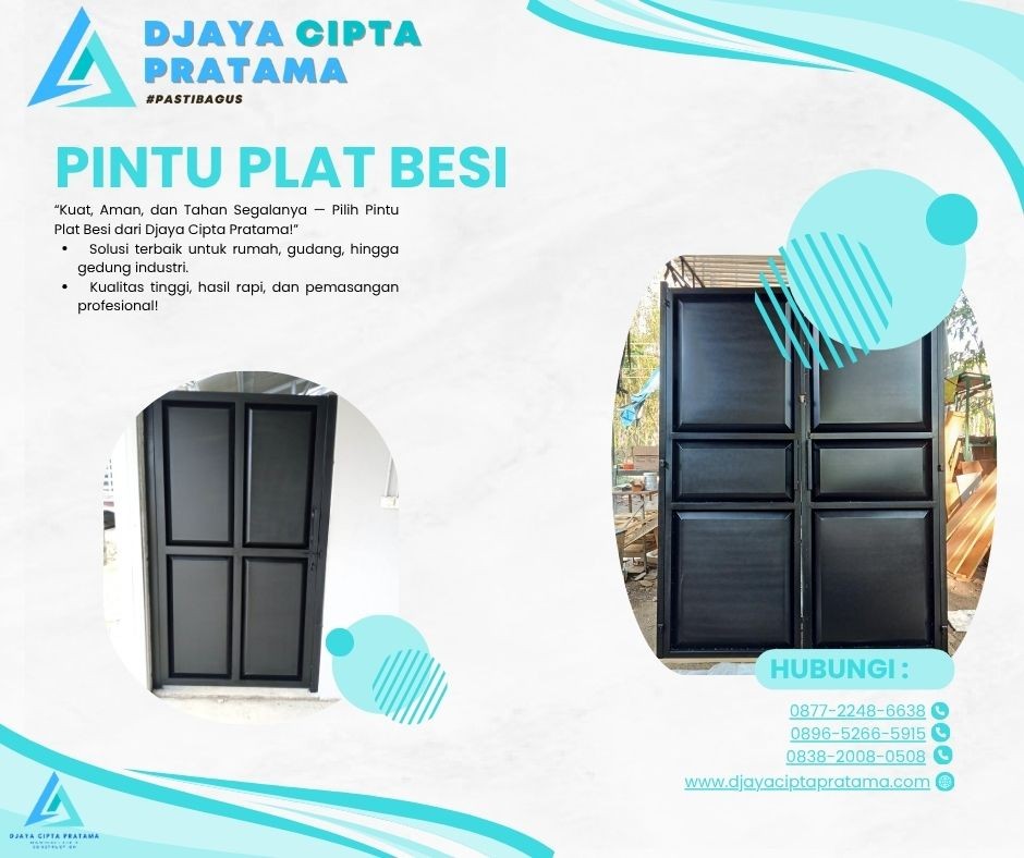 Pintu Plat Besi